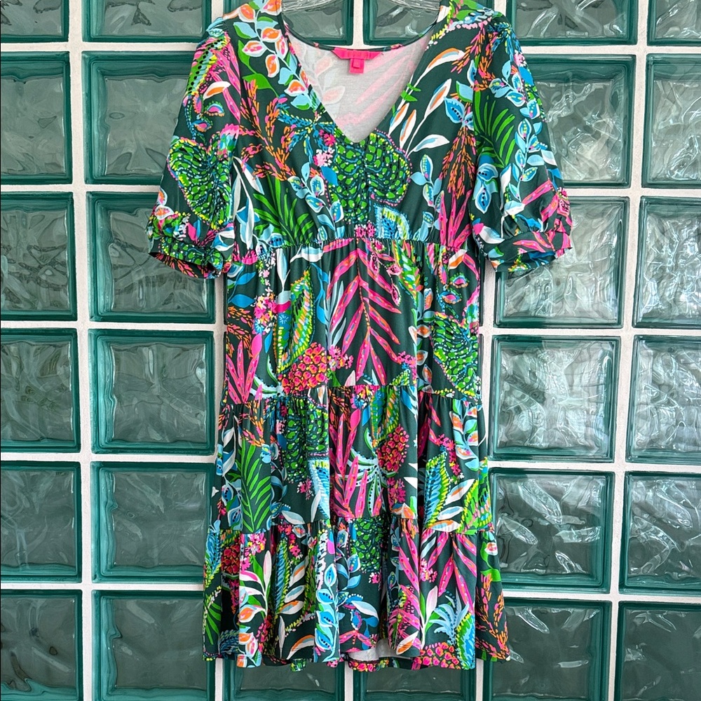 Lilly Pulitzer Chiara Ruffle Tiered Dress NWOT